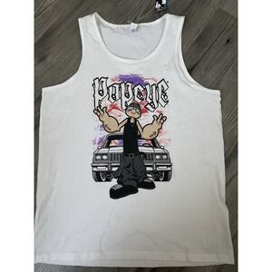 Gangster POPEYE Tank Top Men's Size Large NWT